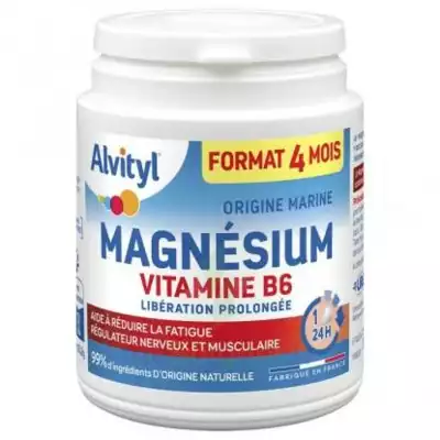 Alvityl Magnésium Vitamine B6 Libération Prolongée Comprimés Lp Pot/120 à Fontenay le Comte